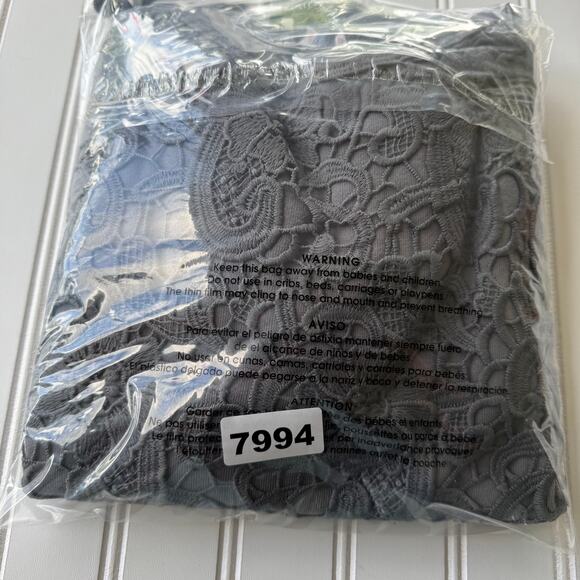 Adrianna Papell Gray Lace from sweater size XXL - Picture 8 of 8